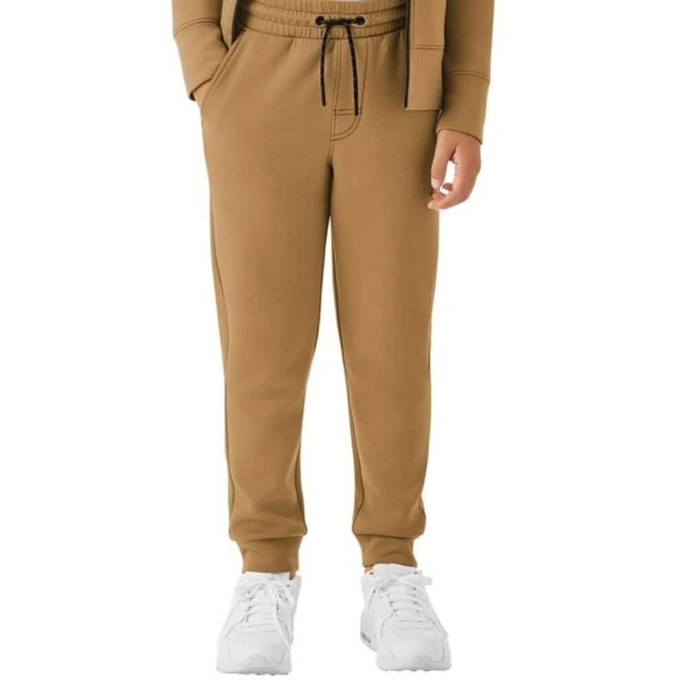 NWT Member's Mark Boys Camel Brown Active Jogger Pants Youth Size Small 6/7